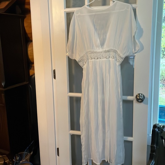 Cotton boho coverup/over shirt, size M - Picture 4 of 5